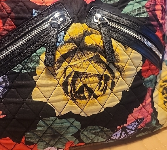 Vera Bradley Havana Rose Vivian Hobo Bag - Picture 2 of 13